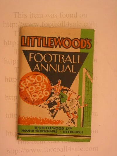 1935-36 Littlewoods Football Annual